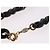 Collana a catena Christian Dior in metallo nero e oro Auth SW2535 D'oro - vista 13