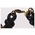 Collana a catena Christian Dior in metallo nero e oro Auth SW2535 D'oro - vista 14