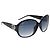 Occhiali da Sole GUCCI Lovely Heart Plastica Nero Argento Auth SW2613V