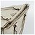 Borsa PRADA in pelle Avorio Argento Auth 192790 Crudo - vista 6
