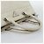 Borsa PRADA in pelle Avorio Argento Auth 192790 Crudo - vista 7