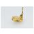 Orecchini CHANEL Metallo Tonalità Oro Rosso CC Auth 192857V - vista 9