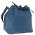 Borsa a Spalla LOUIS VUITTON Epi Petit Noe Blu M44105 LV Auth am12049
