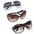 Occhiali da sole GUCCI in plastica 3 Set White Black Gray Auth SW2629 Marrone Nero Bianco