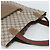 Borsa Tote GUCCI GG Supreme Web Sherry Line PVC Beige Oro Auth 192197 D'oro - vista 6