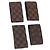 LOUIS VUITTON Etui Cigarette Case Monogram Damier 4 Set LV Auth BA14070 Monograma