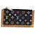 LOUIS VUITTON Monogram Multicolor Pochette Cles Carteira Preta M13664 Auth BA14342V Preto - vista 13