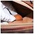Céline Borsa CELINE Macadam Canvas PVC Pelle 2way Marrone Oro Auth 192234 D'oro - vista 12