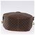 Céline Borsa CELINE Macadam Canvas PVC Pelle 2way Marrone Oro Auth 192234 D'oro - vista 6