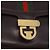 Borsa a tracolla GUCCI Web Sherry Line in pelle marrone e oro Auth 191902 D'oro - vista 17