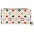 LOUIS VUITTON Monogram Game On Zippy Long Wallet White M57491 LV Auth 192943A Bianco - vista 2