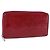 LOUIS VUITTON Monogram Vernis Zippy Long Wallet Rose Andian M91597 Auth BA14415
