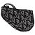 Portamonete Christian Dior Trotter Canvas Saddle Nero Argento Auth bs36065V - vista 13