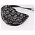 Portamonete Christian Dior Trotter Canvas Saddle Nero Argento Auth bs36065V - vista 14