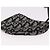Portamonete Christian Dior Trotter Canvas Saddle Nero Argento Auth bs36065V - vista 16