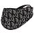 Portamonete Christian Dior Trotter Canvas Saddle Nero Argento Auth bs36065V - vista 2
