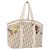 Borsa Christian Dior Trotter Canvas Beige Silver Auth bs36071 Argento