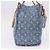 LOUIS VUITTON Monogram Denim On The Go MM Borsa Blu M46871 LV Auth 192928SAM - vista 4