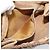 Borsa a Spalla GUCCI GG Plus Supreme PVC Beige Oro Auth gh2149 D'oro - vista 12