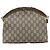 Borsa a Spalla GUCCI GG Plus Supreme PVC Beige Oro Auth gh2149 D'oro - vista 2