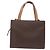 Céline Borsa CELINE Macadam Canvas PVC Pelle 2way Marrone Oro Auth 191900 D'oro - vista 2