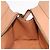 Céline Borsa CELINE Macadam Canvas PVC Pelle 2way Marrone Oro Auth 191900 D'oro - vista 21