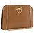 Borsa a tracolla Salvatore Ferragamo Gancini con catena in pelle marrone oro Auth 191749