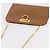 Borsa a tracolla Salvatore Ferragamo Gancini con catena in pelle marrone oro Auth 191749 - vista 6