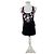 Top de tirantes Vintage Givenchy de algodón con estampado floral y de estrellas Negro XS