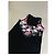 Top de tirantes Vintage Givenchy de algodón con estampado floral y de estrellas Negro XS - vista 7