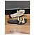 Dior Sandali Slide 30 Montaigne in Paglia 38 Nero Beige D'oro - vista 10
