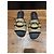 Dior Sandali Slide 30 Montaigne in Paglia 38 Nero Beige D'oro - vista 8