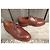 Autre Marque Scarpe derby in pelle marrone - vista 4