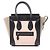 Céline Borsa Tote Celine Luggage Micro Shopper Nero Rosa Beige