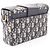 Borsa pochette Christian Dior Dior 30 Montaigne Beige Blu navy - vista 2