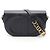 Borsa a tracolla in pelle nera Christian Dior Nero