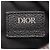 Christian Dior Dior Oblique Saddle Bag Mini Nero Crudo Blu navy - vista 4