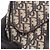 Christian Dior Dior Oblique Saddle Bag Mini Nero Crudo Blu navy - vista 5