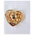 Broche Cœur Cristaux Vintage Yves Saint Laurent Rouge Violet Bijouterie dorée  - vue 7
