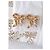 Mai indossati - Orecchini con fiocco DIOR - con clip Bianco D'oro Gold hardware - vista 3