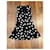 Dolce & Gabbana Seidenkleid mit Polka Dots Schwarz Weiß  - Ansicht 2