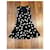 Dolce & Gabbana Seidenkleid mit Polka Dots Schwarz Weiß  - Ansicht 9