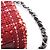 Borsa Chanel Airline Matelassé Top Handle Rosso Multicolore Bordò - vista 6