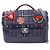 Borsa a Spalla/Borsa a Mano Chanel Airline Multicolore Bordò Blu navy