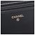 Borsa a tracolla Chanel Boy Matelassé in pelle di vitello martellata nera Nero - vista 4