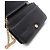 Borsa a tracolla Chanel Boy Matelassé in pelle di vitello martellata nera Nero - vista 7