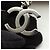 Chanel Camellia Coco Mark Handbag Pouch Schwarz Weiß - Ansicht 12