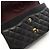 Timeless Borsa a Spalla Chanel Matelassé Double Flap Nero - vista 12