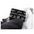 Sciarpa in seta Chanel Coco Mark Nero Bianco  - vista 3