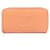 Chanel Coco Mark Long Wallet Orange